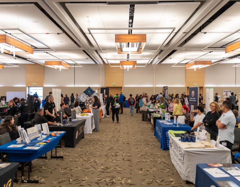 Interior of Career Fair