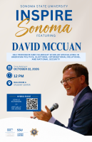 Inspire Sonoma Flyer - David McCuan